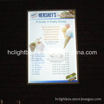 Menu Board Slim Light Box